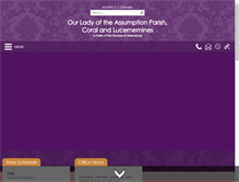 Tablet Screenshot of olaparishpa.org